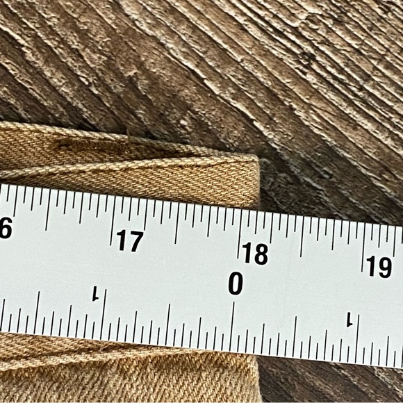 Lauren Ralph Lauren Jeans Women 16W Tan Bootcut Studded Western Cowgirl Denim - Picture 4 of 9